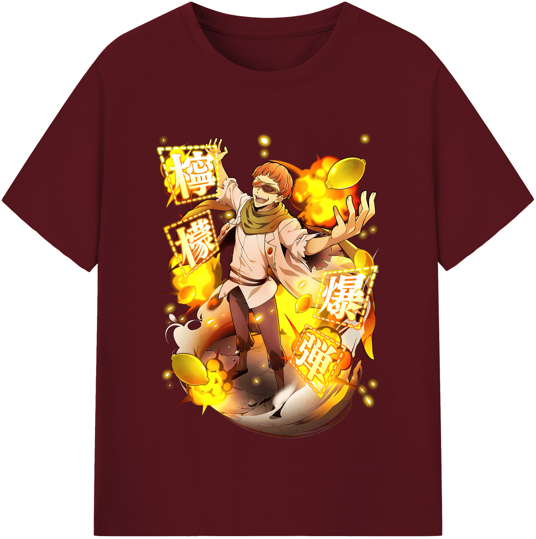 （画像用） 文豪ストレイドッグス Bungo Stray Dogs 綿100％半袖Tシャツ（フロントプリント）